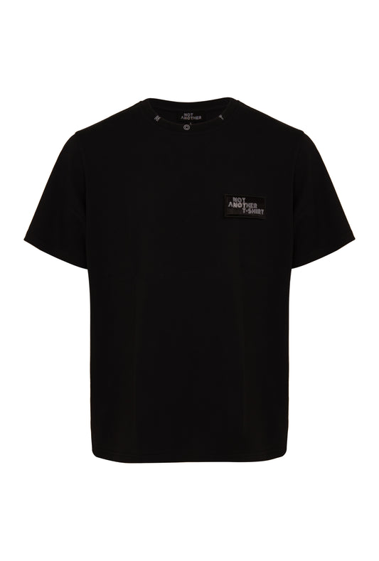 Mens Signature Black T Shirt Front View