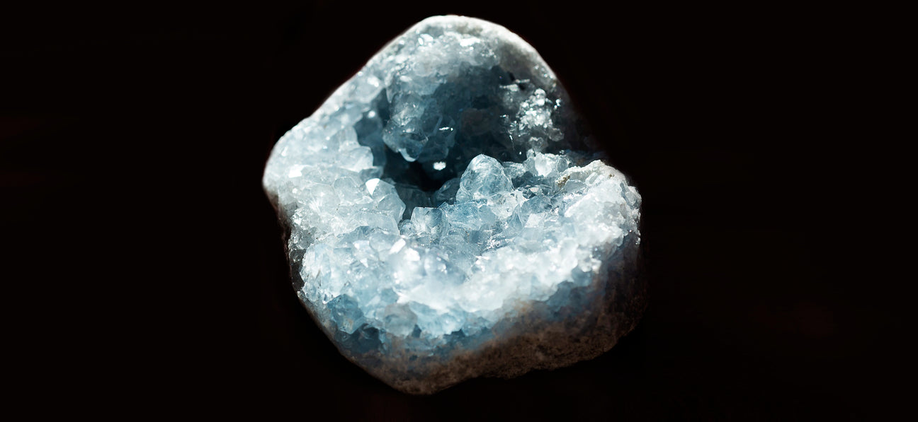 Blue Crystal floating